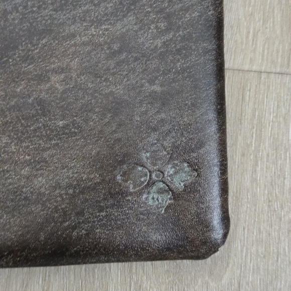 Patricia Nash Cassini Wristlet Tooled Turquoise Boho Clutch Leather - Picture 4 of 10